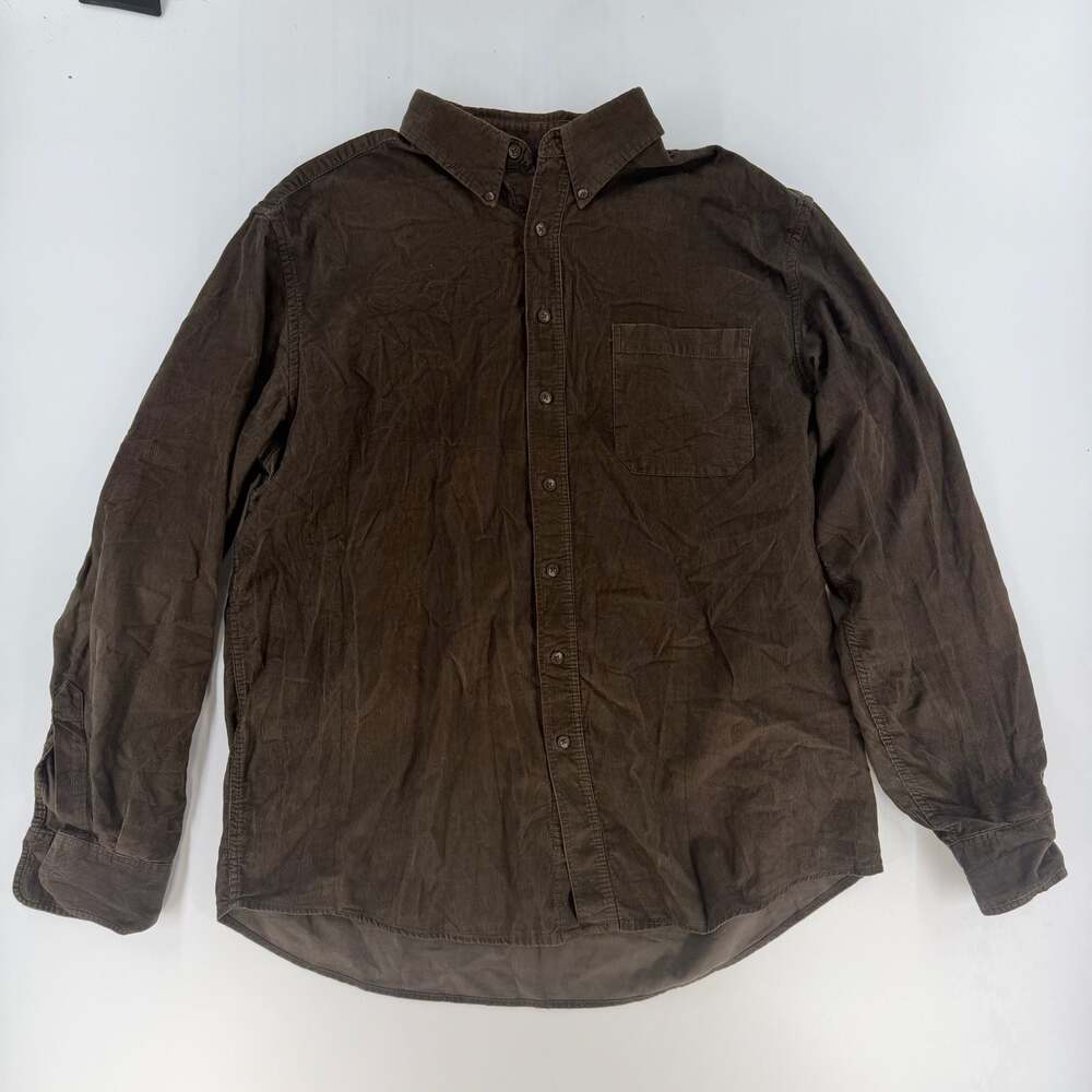 0792 Sonoma Life+Style Men's Long Sleeve Button Down Corduroy Shirt
